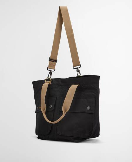 Transport Carry-All Tote Bag Black/Modern Tartan